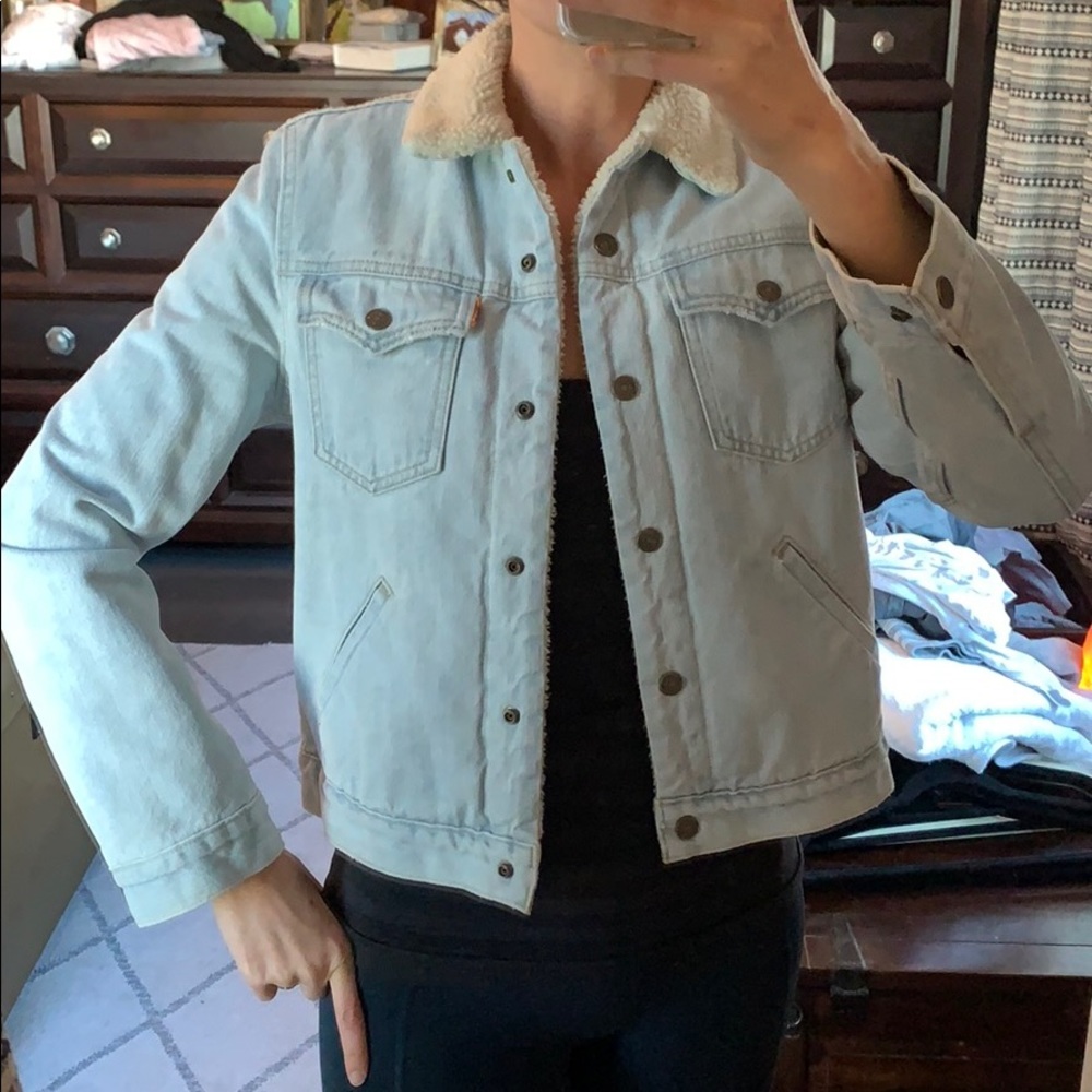 Levi’s Orange Tab Limited Release Sherpa!l Trucker